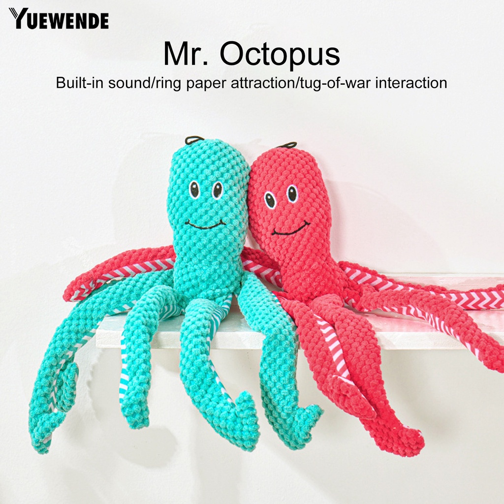 Đồ Chơi Hình Bạch Tuộc Hoạt Hình Mềm Mại Chống Cắn Cho Thú Cưng