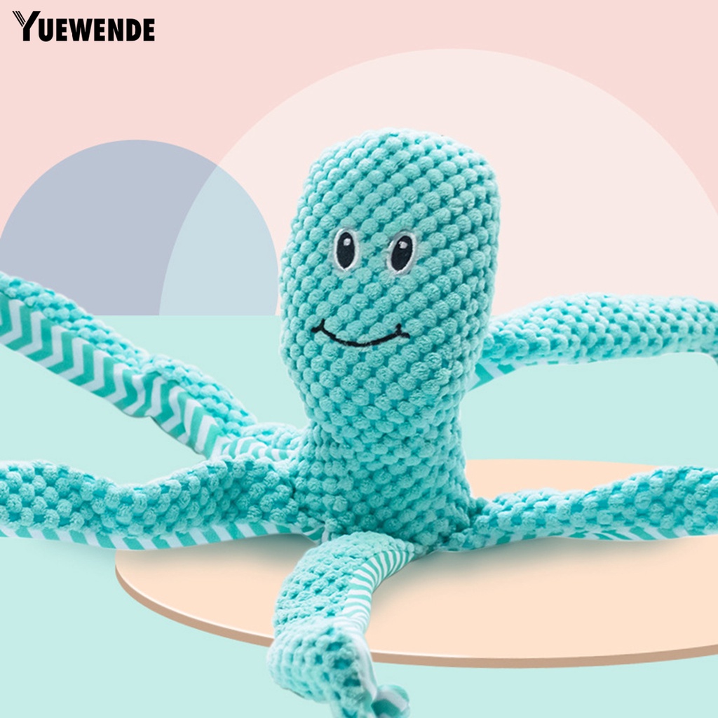 Đồ Chơi Hình Bạch Tuộc Hoạt Hình Mềm Mại Chống Cắn Cho Thú Cưng