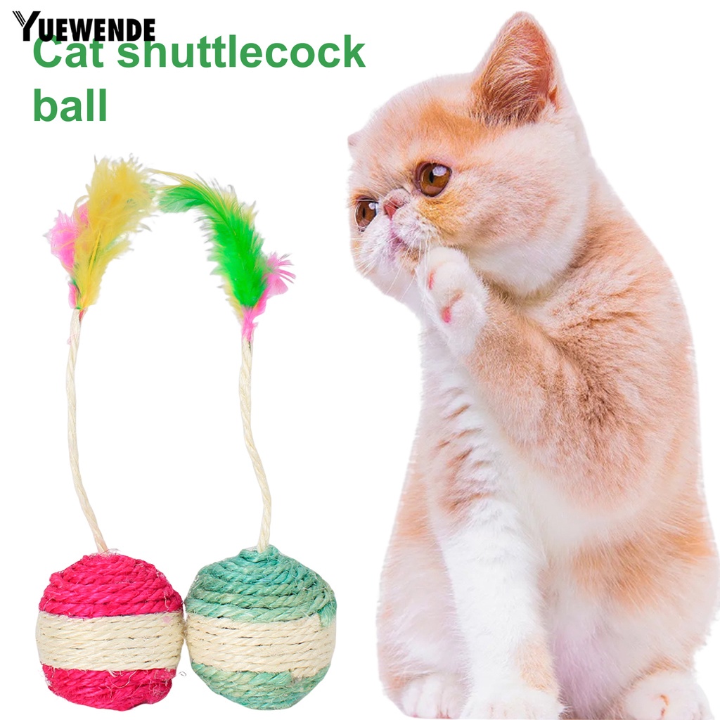 Bóng Lông Vũ Tự Nhiên Bắt Mắt Cho Mèo Cưng
