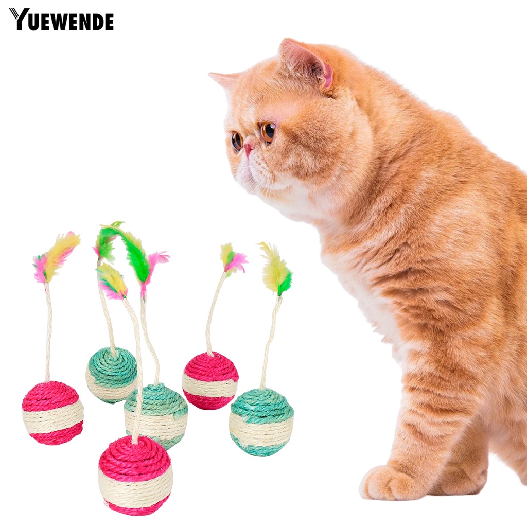 Bóng Lông Vũ Tự Nhiên Bắt Mắt Cho Mèo Cưng