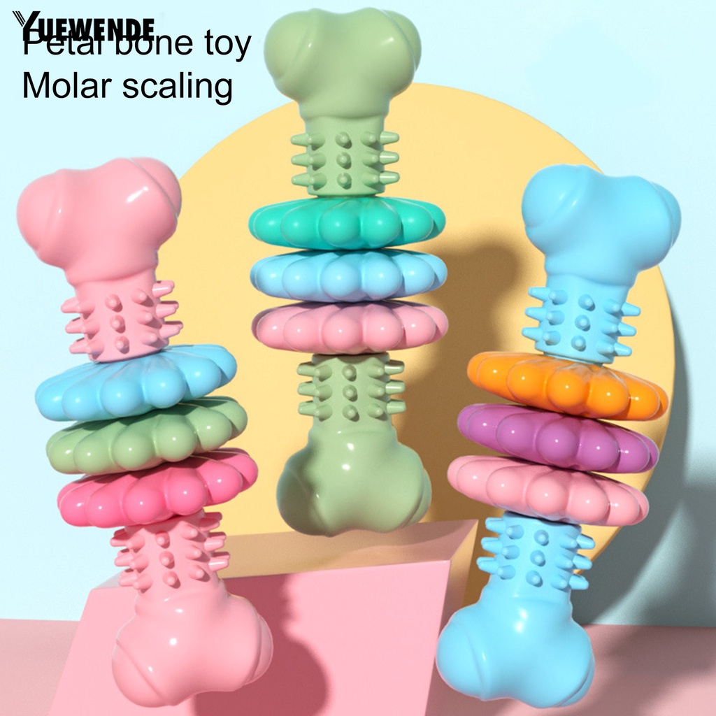 Đồ Chơi Hình Khúc Xương Nhiều Màu Sắc Chống Cắn Bền Bỉ Dành Cho Thú Cưng