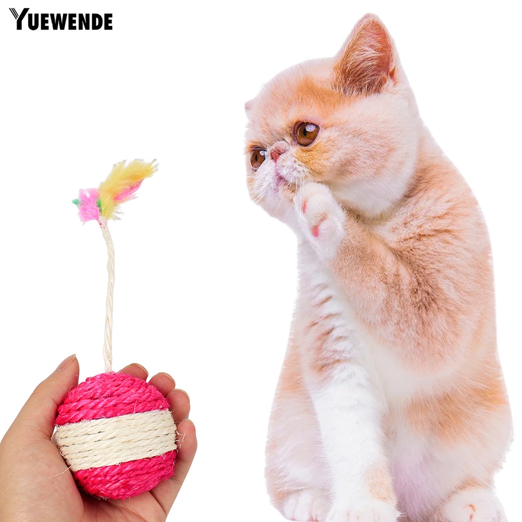 Bóng Lông Vũ Tự Nhiên Bắt Mắt Cho Mèo Cưng