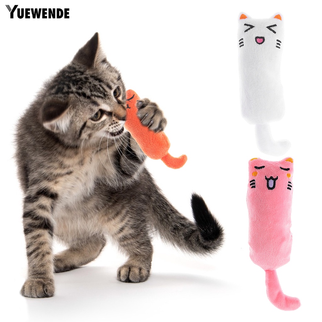 Giấy Đồ Chơi Phủ Lông Phát Ra Âm Thanh Hình Động Vật Chống Cắn Làm Sạch Răng Dành Cho Mèo Cưng