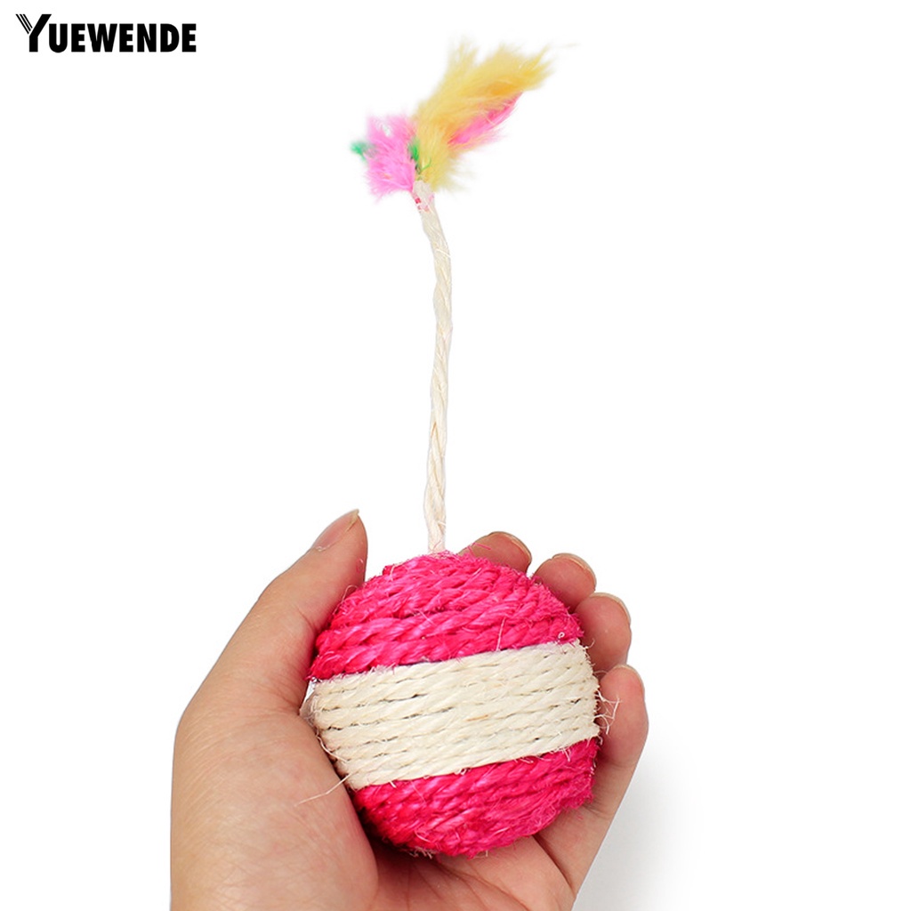 Bóng Lông Vũ Tự Nhiên Bắt Mắt Cho Mèo Cưng