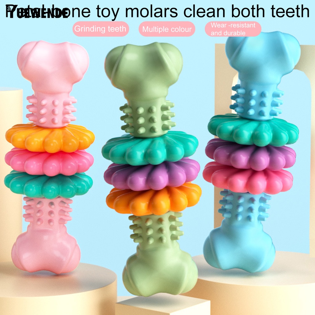 Đồ Chơi Hình Khúc Xương Nhiều Màu Sắc Chống Cắn Bền Bỉ Dành Cho Thú Cưng