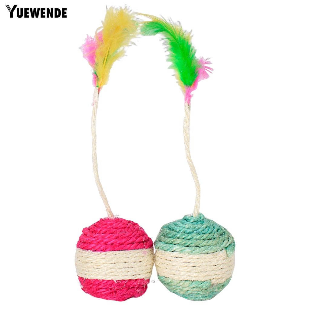 Bóng Lông Vũ Tự Nhiên Bắt Mắt Cho Mèo Cưng