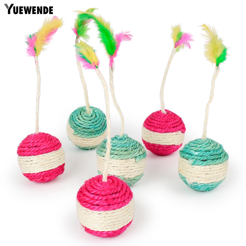 Bóng Lông Vũ Tự Nhiên Bắt Mắt Cho Mèo Cưng