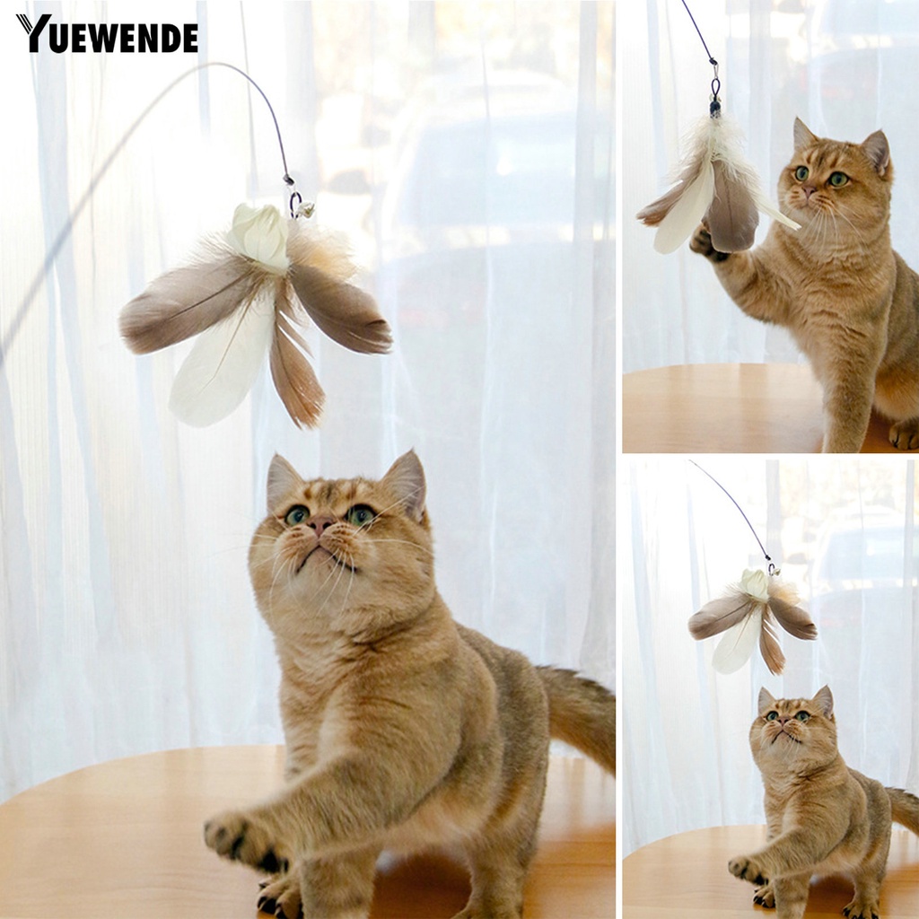 Gậy Lông Vũ Dài 92cm Chống Cắn Cho Mèo Cưng