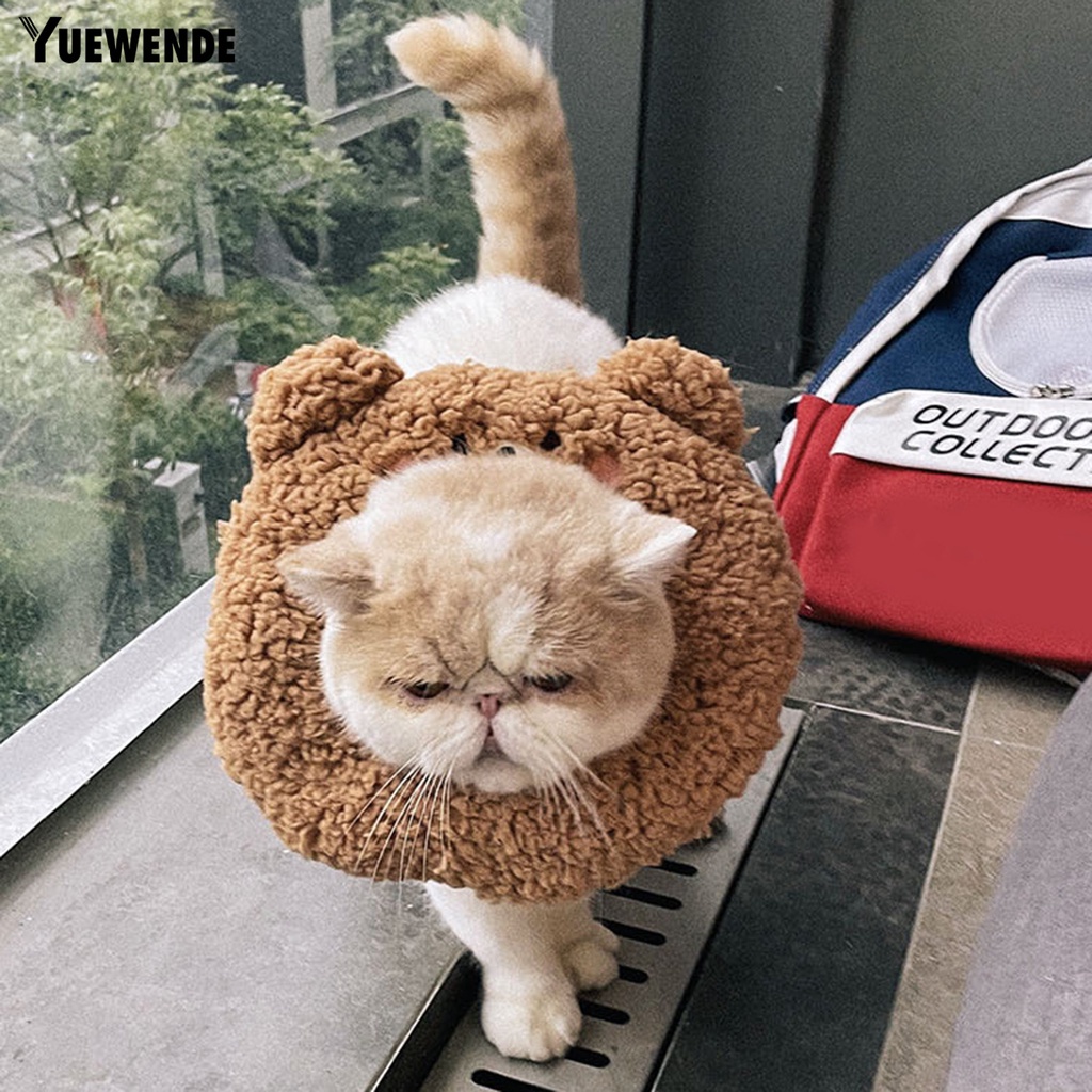 Yr.t Vòng Cổ Nylon Siêu Mềm Chống Mài Mòn Bảo Vệ Vết Thương Cho Mèo Cưng Trong Nhà