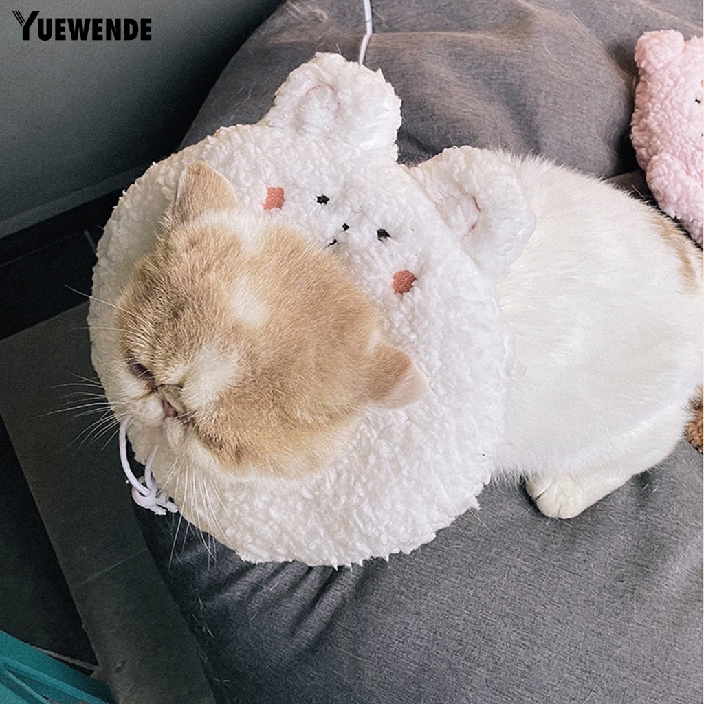 Yr.t Vòng Cổ Nylon Siêu Mềm Chống Mài Mòn Bảo Vệ Vết Thương Cho Mèo Cưng Trong Nhà