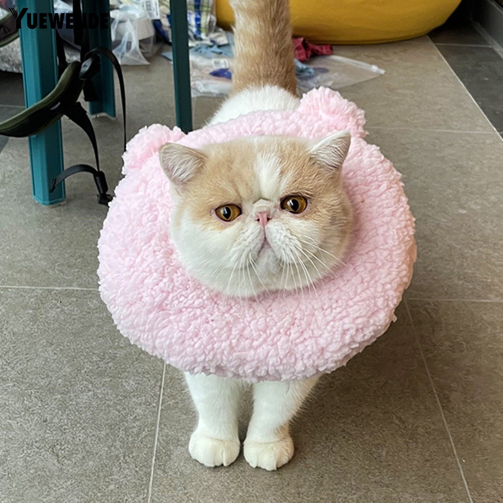 Yr.t Vòng Cổ Nylon Siêu Mềm Chống Mài Mòn Bảo Vệ Vết Thương Cho Mèo Cưng Trong Nhà