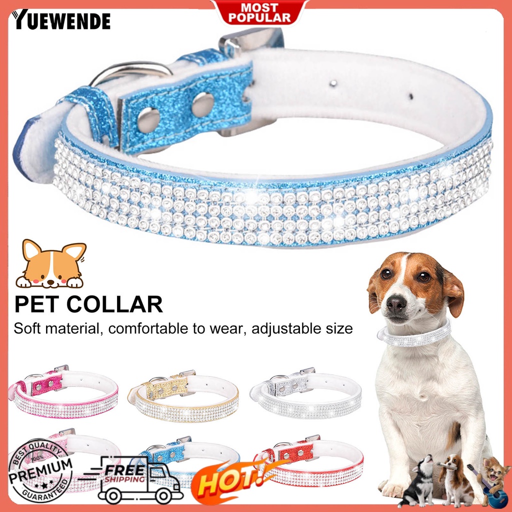 Vòng Cổ ĐíNh Đá MềM MạI Cho Thú Cưng