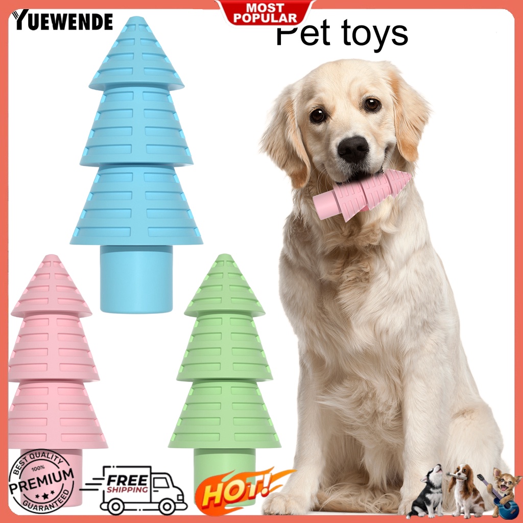 Đồ Chơi Nhai Gặm Hình Cây Thông Giáng Sinh Bằng TPR Chống Mài Mòn Giúp Giảm Căng Thẳng Tái Sử Dụng Được