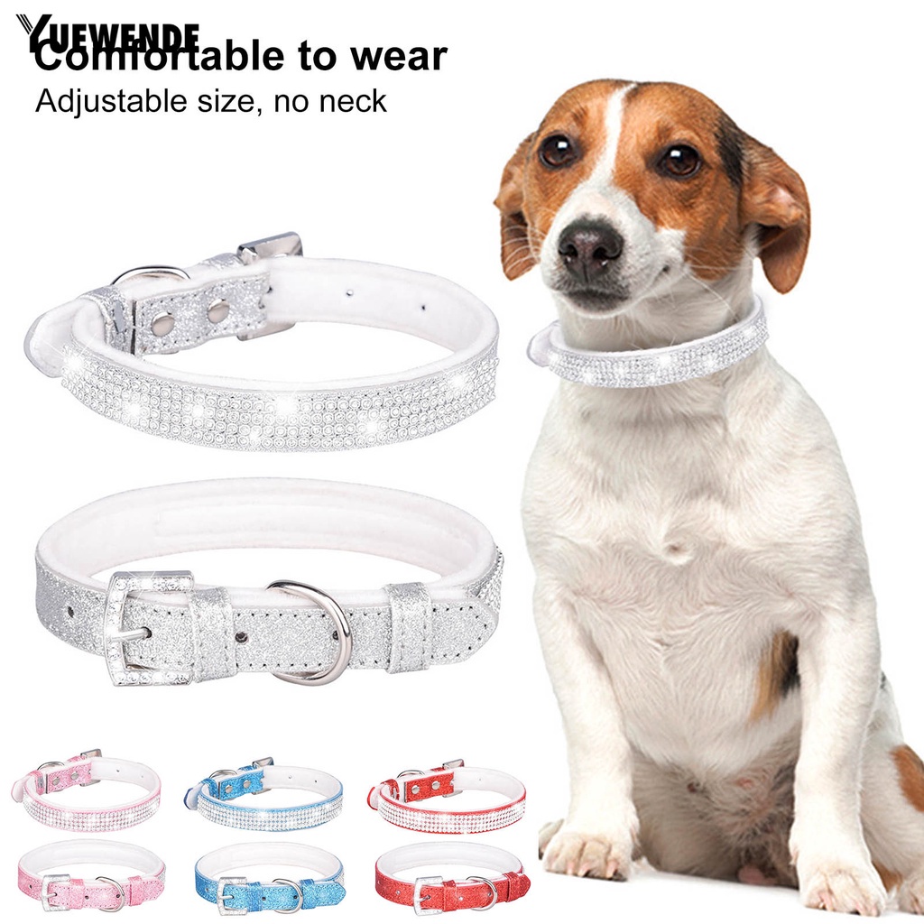 Vòng Cổ ĐíNh Đá MềM MạI Cho Thú Cưng