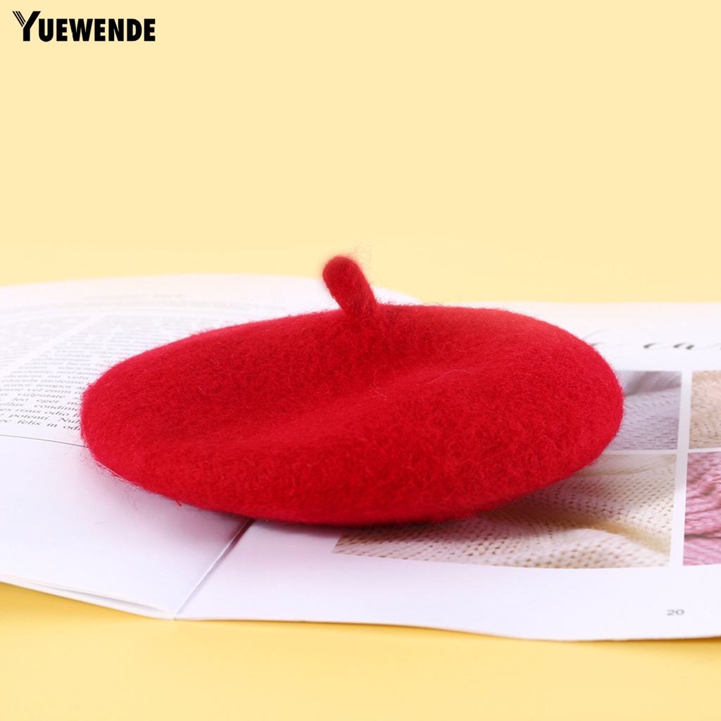 Mũ Beret Co Giãn Dễ Thương Có Dây Điều Chỉnh Trang Trí Cho Mèo Cưng