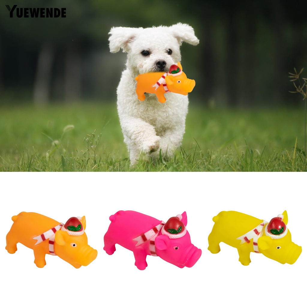 Đồ Chơi Hình Chú Heo 3D Chống Cắn Bền Bỉ Vui Nhộn Cho Thú Cưng
