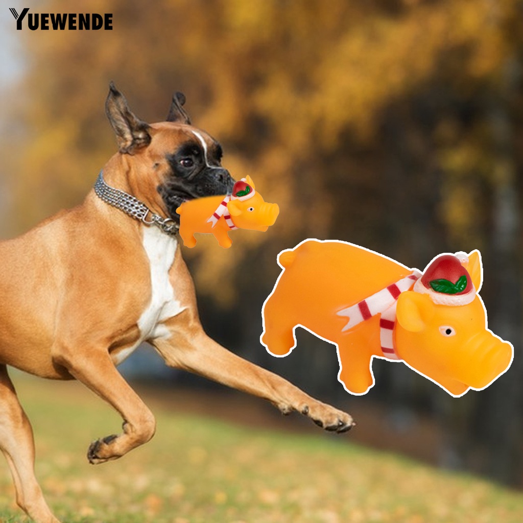Đồ Chơi Hình Chú Heo 3D Chống Cắn Bền Bỉ Vui Nhộn Cho Thú Cưng