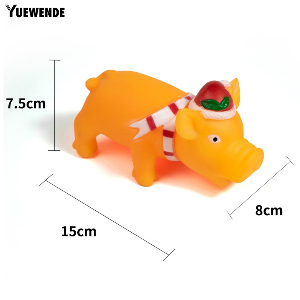 Đồ Chơi Hình Chú Heo 3D Chống Cắn Bền Bỉ Vui Nhộn Cho Thú Cưng