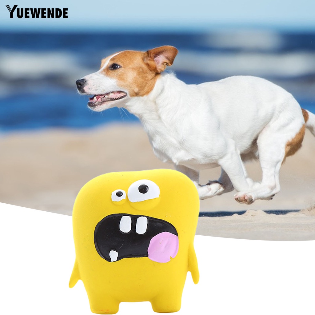 Đồ Chơi Nhai Gặm Tương Tác Với Thiết Kế Mắt to Dễ Thương Kèm Bóng Lông Cho Thú Cưng