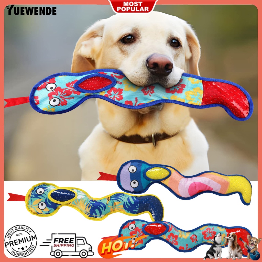 Đồ Chơi Mềm Hình Rắn Chống Cắn Phát Ra Âm Thanh Vui Nhộn Cho Thú Cưng