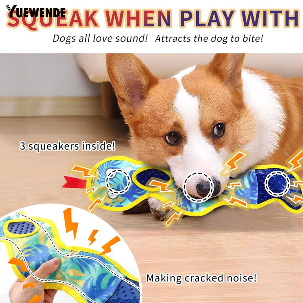 Đồ Chơi Mềm Hình Rắn Chống Cắn Phát Ra Âm Thanh Vui Nhộn Cho Thú Cưng