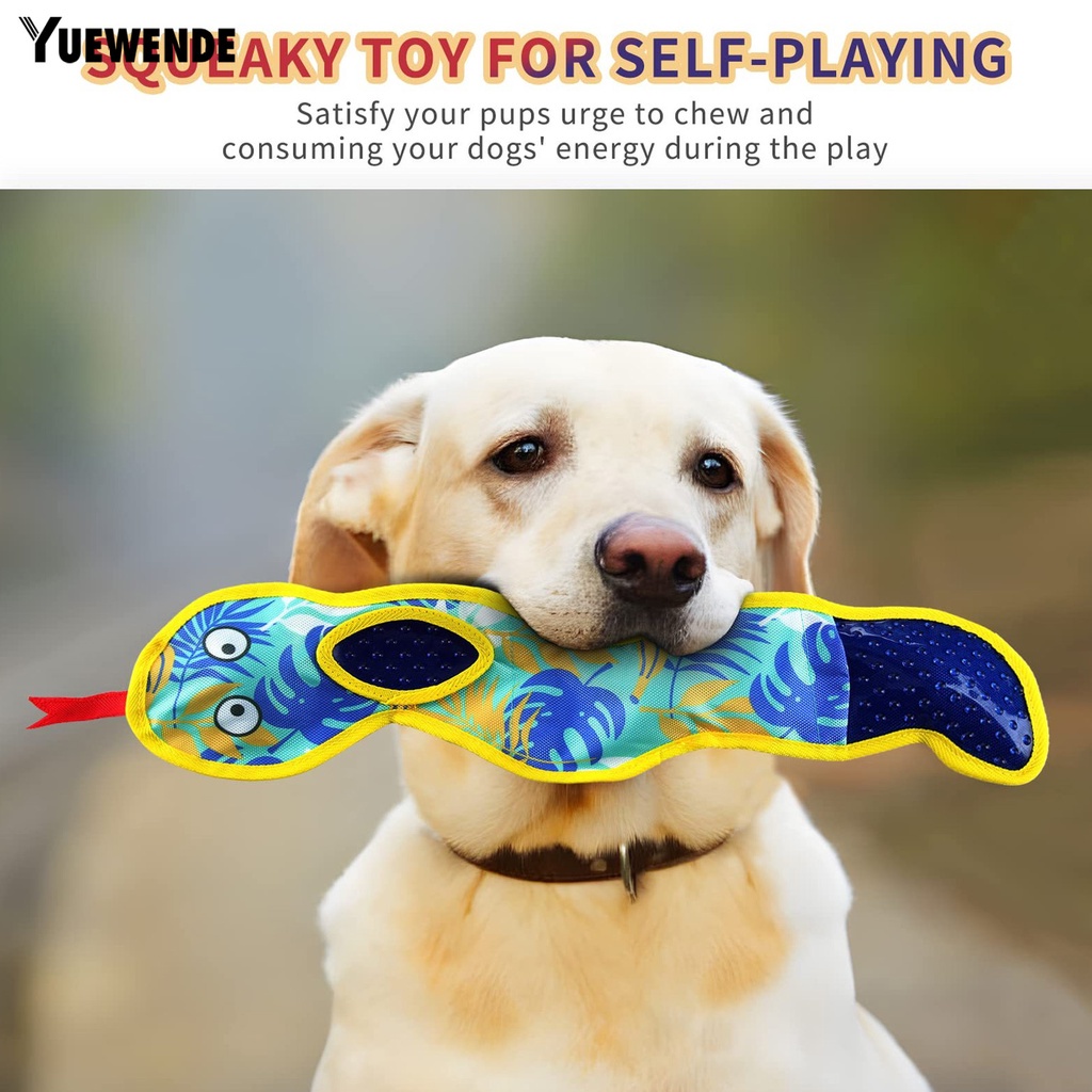 Đồ Chơi Mềm Hình Rắn Chống Cắn Phát Ra Âm Thanh Vui Nhộn Cho Thú Cưng