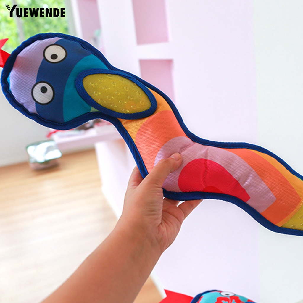 Đồ Chơi Mềm Hình Rắn Chống Cắn Phát Ra Âm Thanh Vui Nhộn Cho Thú Cưng