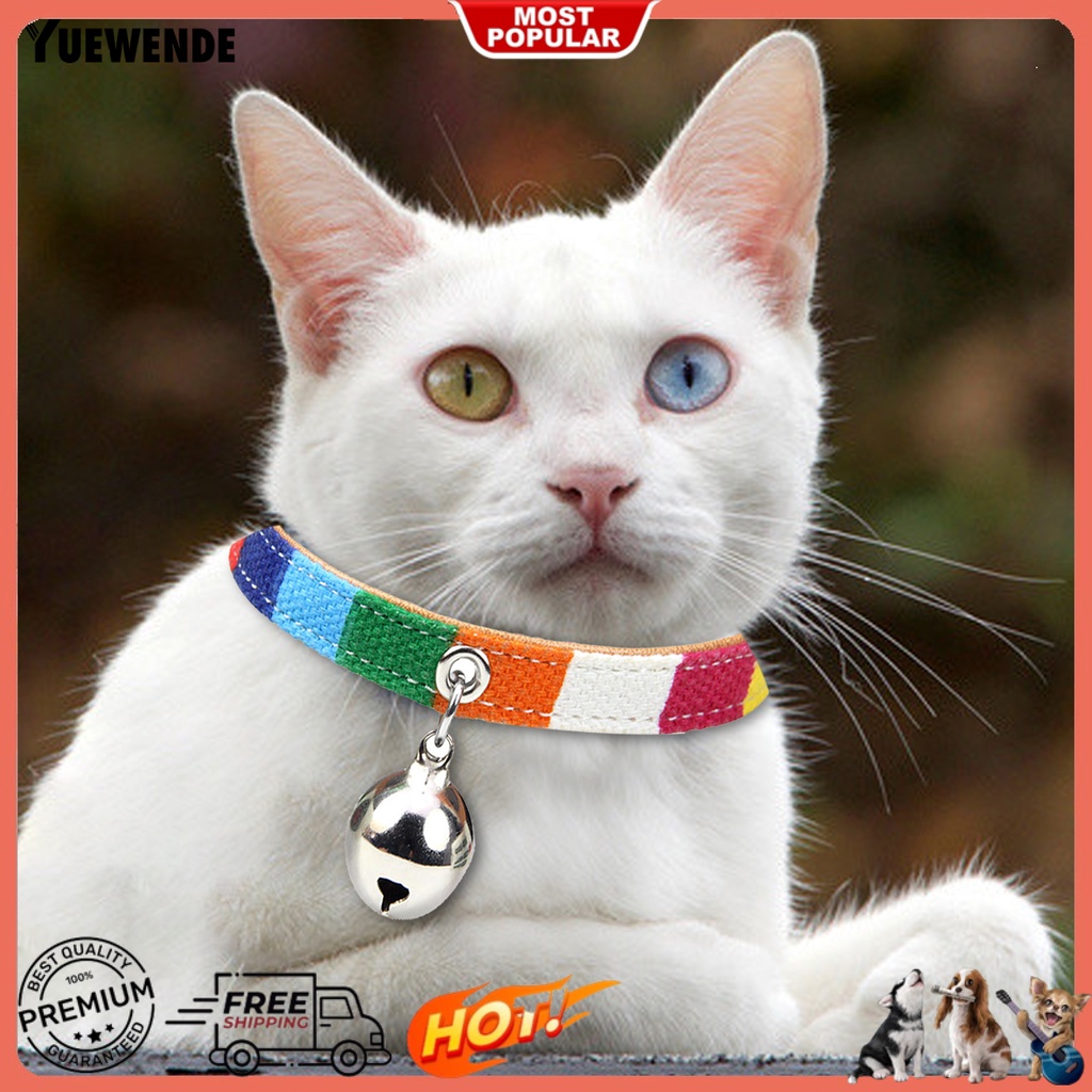 Vòng Cổ YR.T Họa Tiết Nhiều Màu Có Thể Điều Chỉnh Kích Thước Cho Thú Cưng