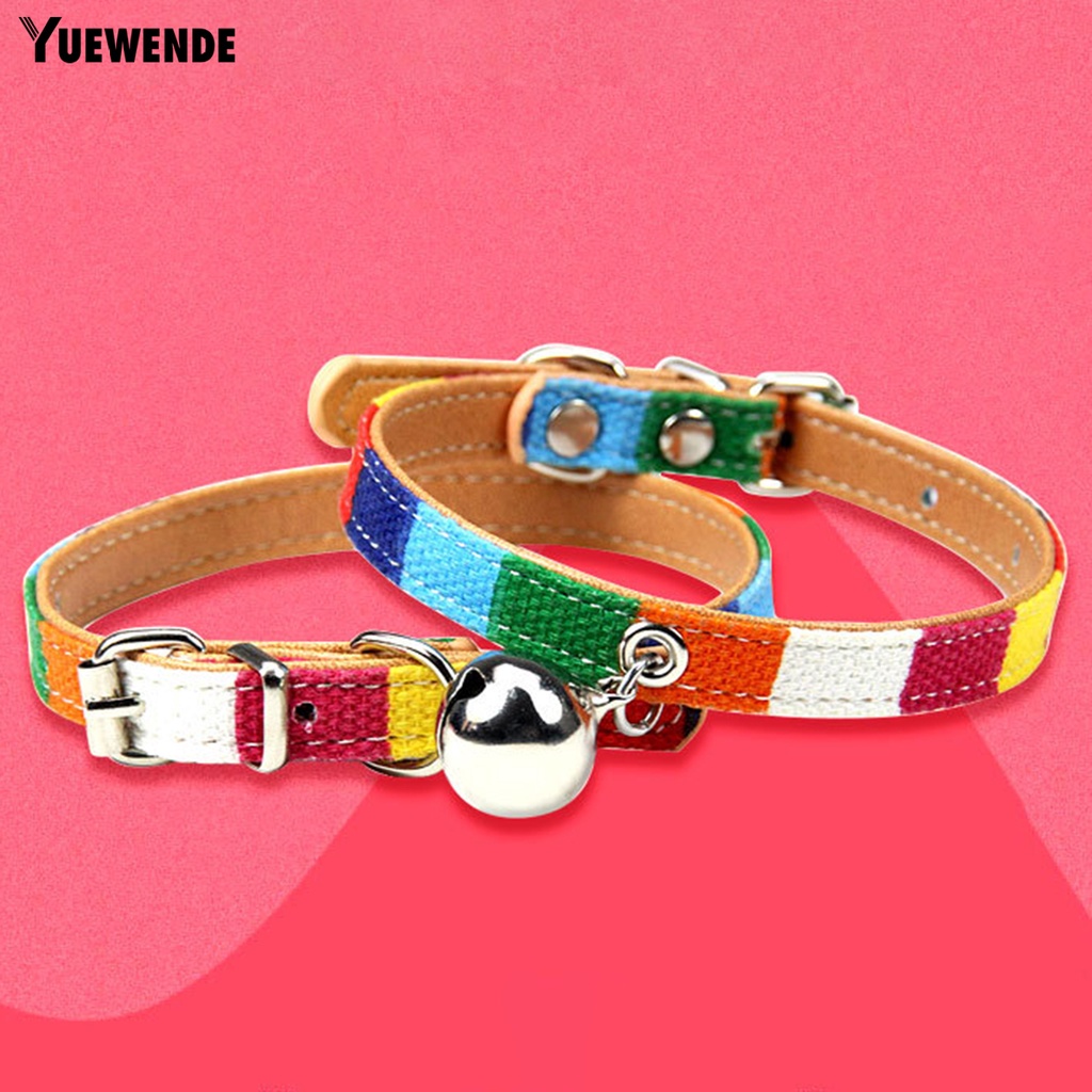 Vòng Cổ YR.T Họa Tiết Nhiều Màu Có Thể Điều Chỉnh Kích Thước Cho Thú Cưng