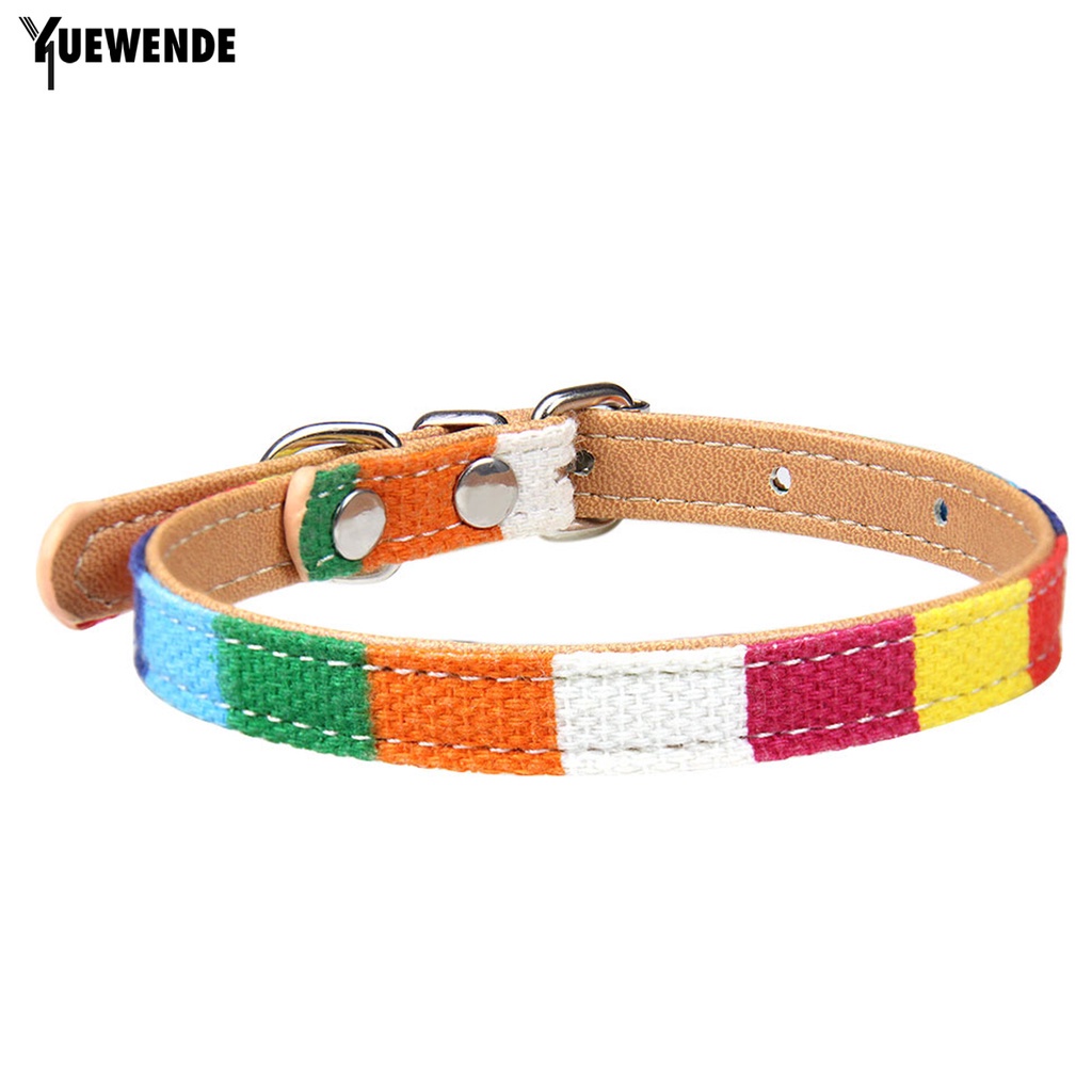 Vòng Cổ YR.T Họa Tiết Nhiều Màu Có Thể Điều Chỉnh Kích Thước Cho Thú Cưng