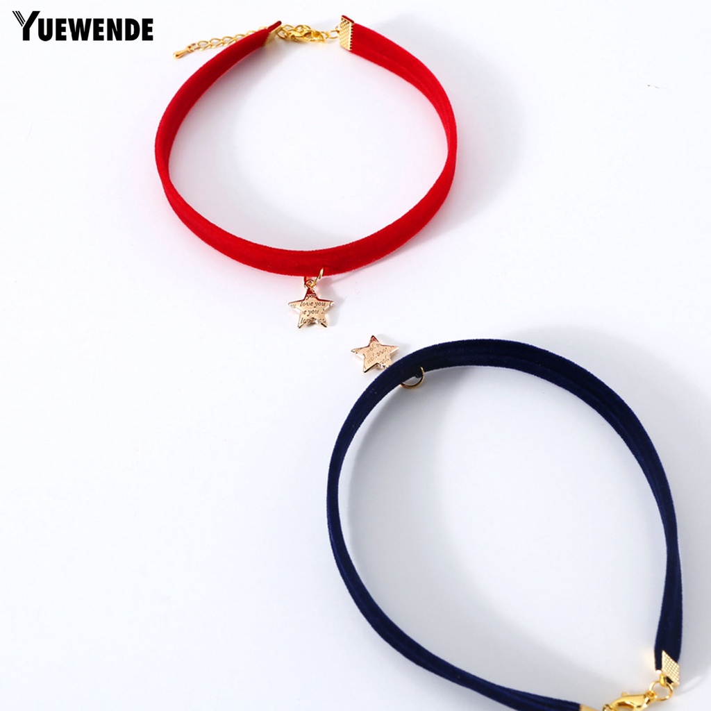 Vòng Cổ Bằng Nhung Mini Hình Ngôi Sao Chống Mài Mòn Có Thể Điều Chỉnh Cho Thú Cưng