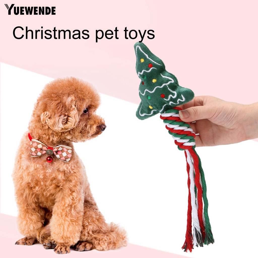 Yr.t Đồ Chơi Dây Thừng Thắt Nút Hoạt Hình Bằng Vải Cotton Mềm Chống Mài Mòn Làm Sạch Răng Dành Cho Cún Cưng