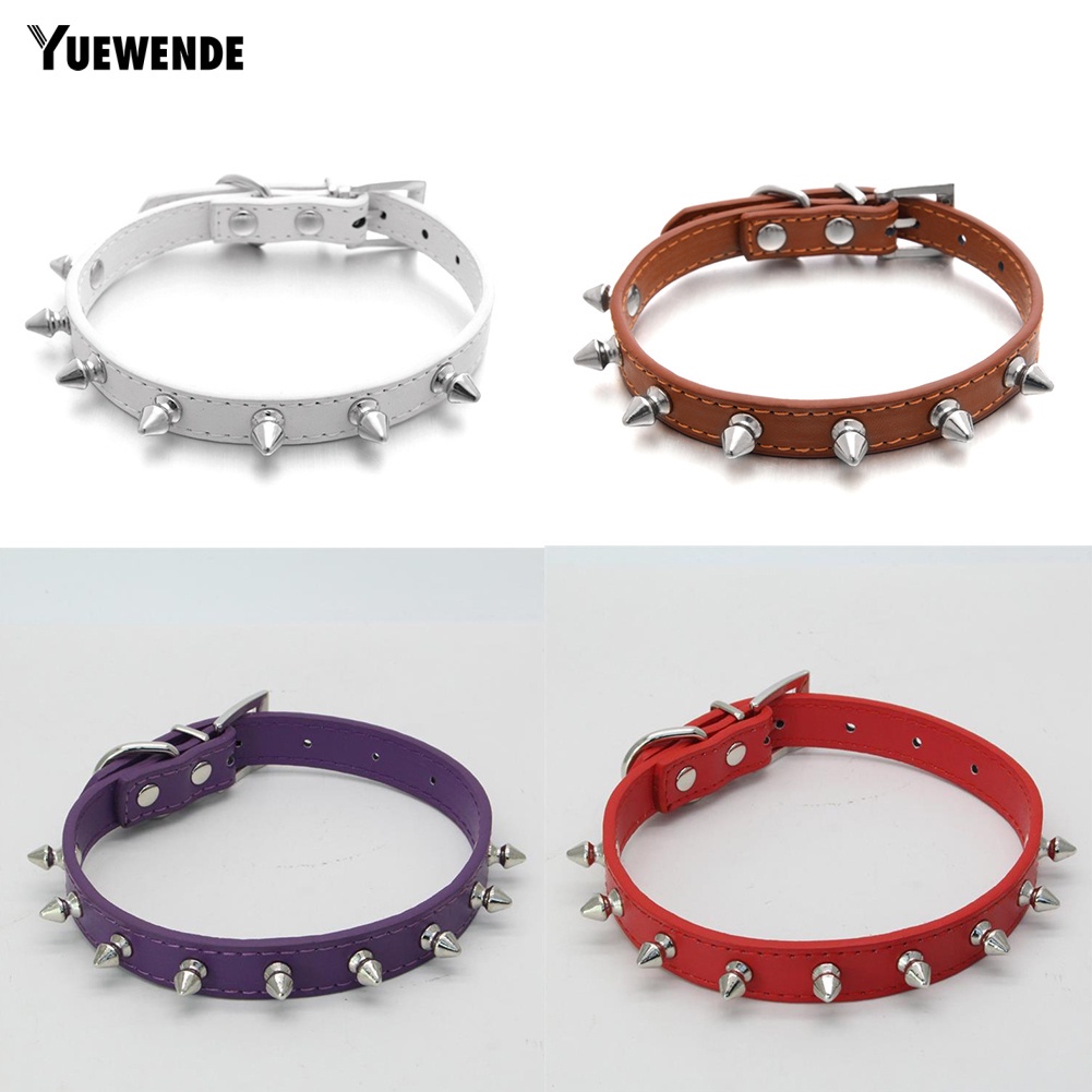 Vòng Cổ Đinh BằNg Da ThờI Trang Cho Thú Cưng