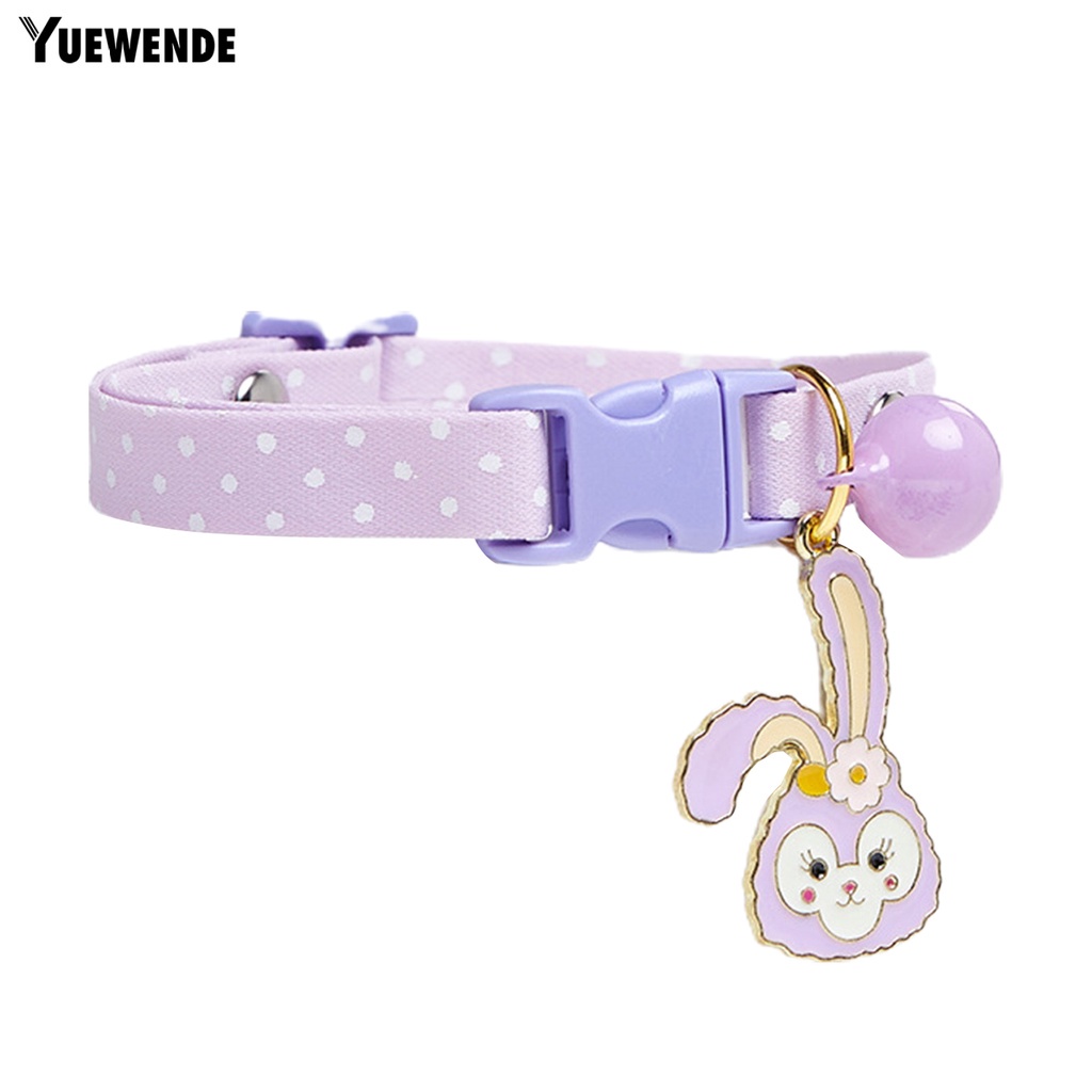 Yr.t Dây Đeo Cổ Bằng Polyester Chống Rách Dễ Điều Chỉnh Trang Trí Vòng Cổ Thú Cưng Phong Cách Hoạt Hình