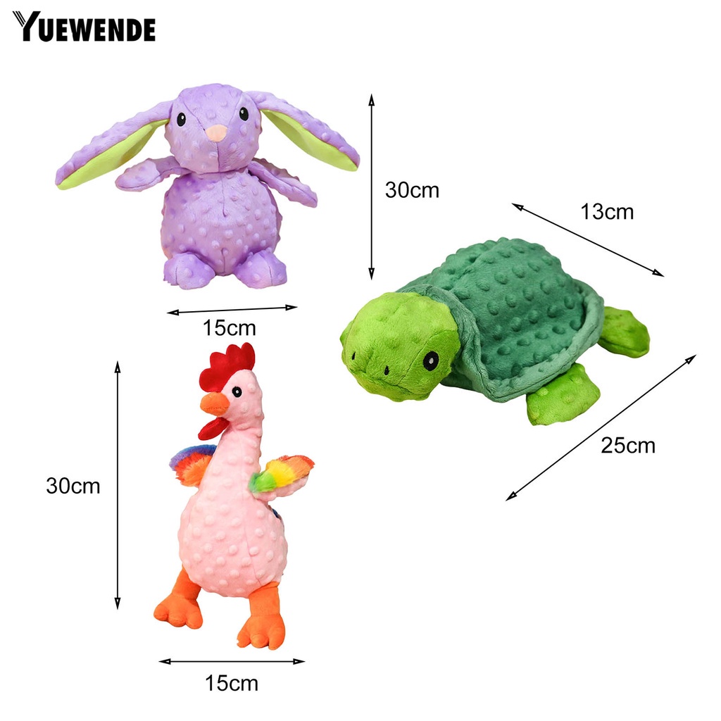 Đồ Chơi Nhồi Bông Hoạt Hình Chống Cắn Làm Sạch Răng Dành Cho Thú Cưng