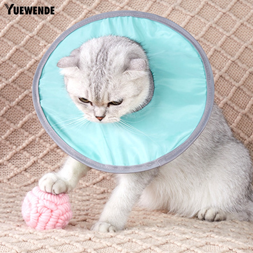 Vòng Cổ Bằng Polyester Thân Thiện Với Da Chống Nước Chống Liếm Có Thể Điều Chỉnh Bảo Vệ Cho Thú Cưng