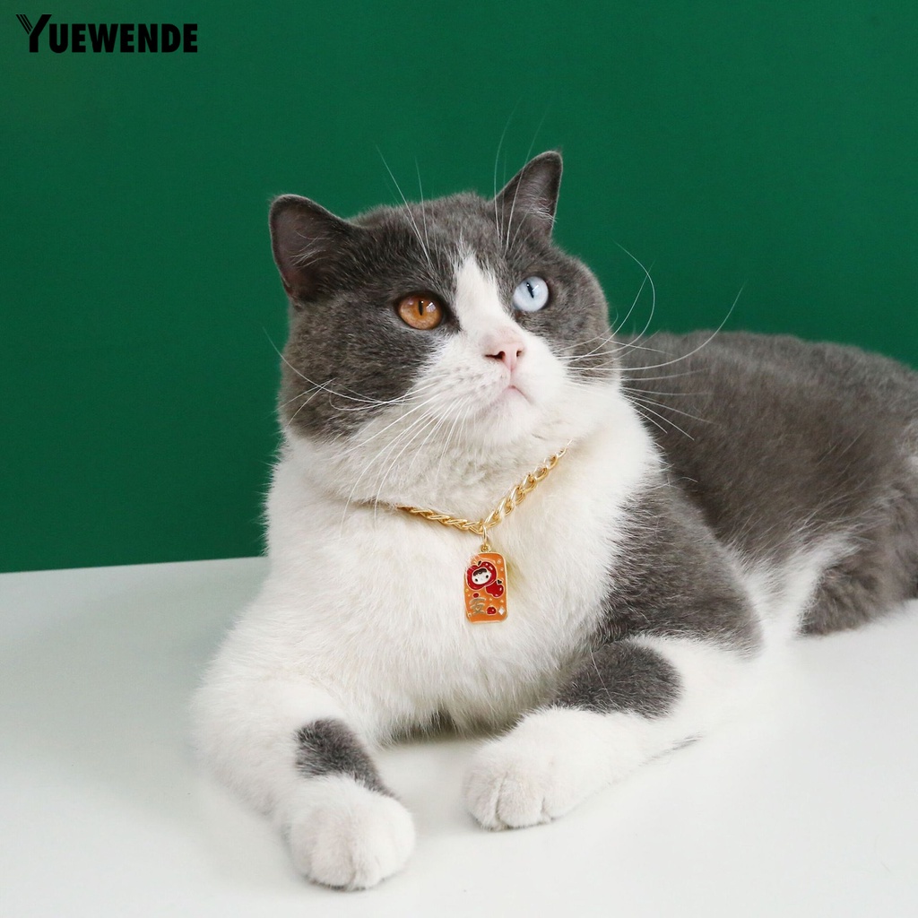 Yr.t Vòng Cổ Mini Thiết Kế Chuông Tôm Hùm Màu Sắc Tươi Sáng Không Dị Ứng Bằng Nhựa Resin Điều Chỉnh Được Phong Cách Cho Mèo