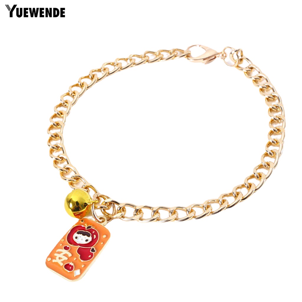 Yr.t Vòng Cổ Mini Thiết Kế Chuông Tôm Hùm Màu Sắc Tươi Sáng Không Dị Ứng Bằng Nhựa Resin Điều Chỉnh Được Phong Cách Cho Mèo