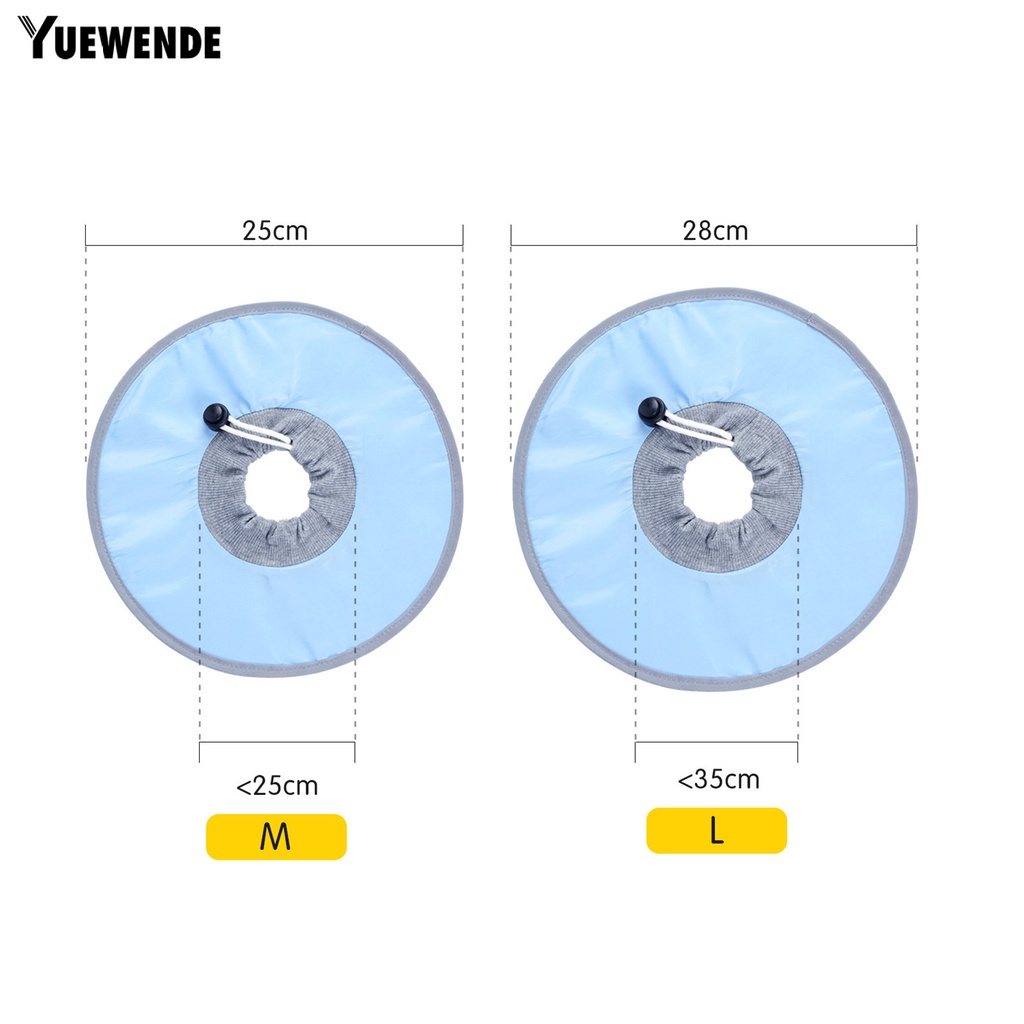 Vòng Cổ Bằng Polyester Thân Thiện Với Da Chống Nước Chống Liếm Có Thể Điều Chỉnh Bảo Vệ Cho Thú Cưng