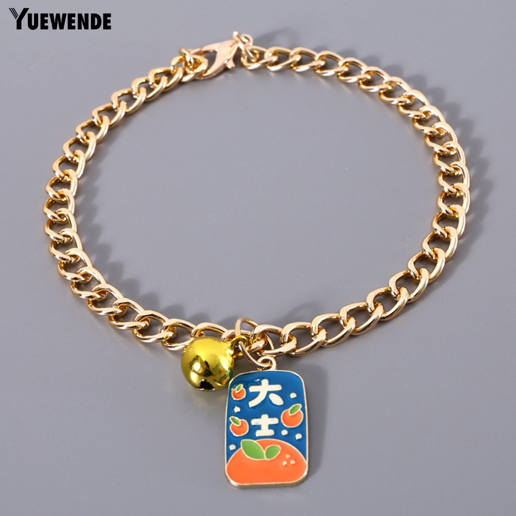 Yr.t Vòng Cổ Mini Thiết Kế Chuông Tôm Hùm Màu Sắc Tươi Sáng Không Dị Ứng Bằng Nhựa Resin Điều Chỉnh Được Phong Cách Cho Mèo