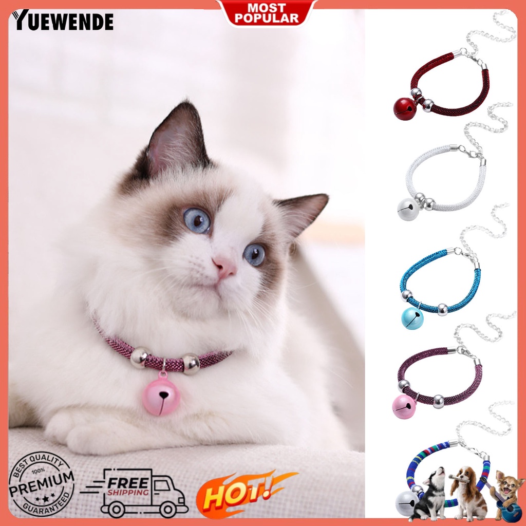 Vòng Cổ Giả Da Trang Trí Chuông Có Thể Điều Chỉnh Cho Thú Cưng