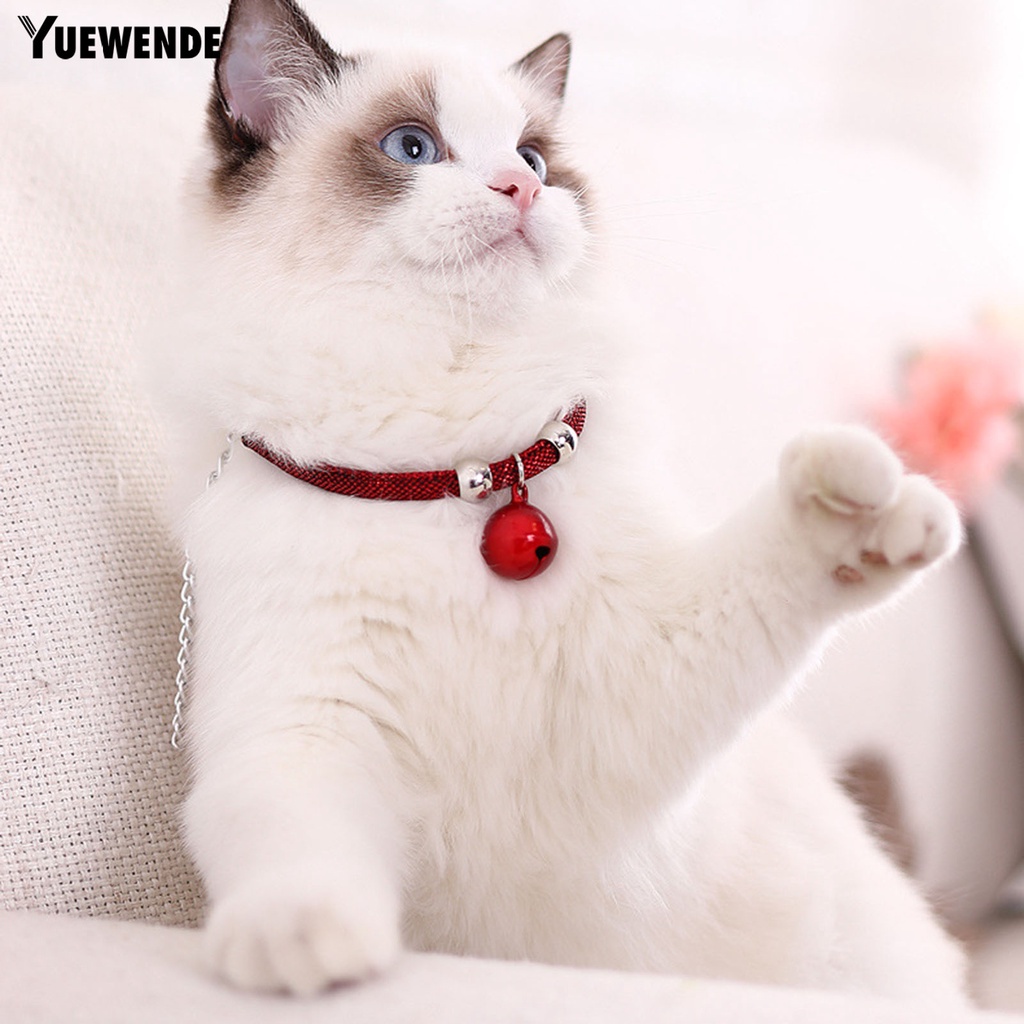 Vòng Cổ Giả Da Trang Trí Chuông Có Thể Điều Chỉnh Cho Thú Cưng