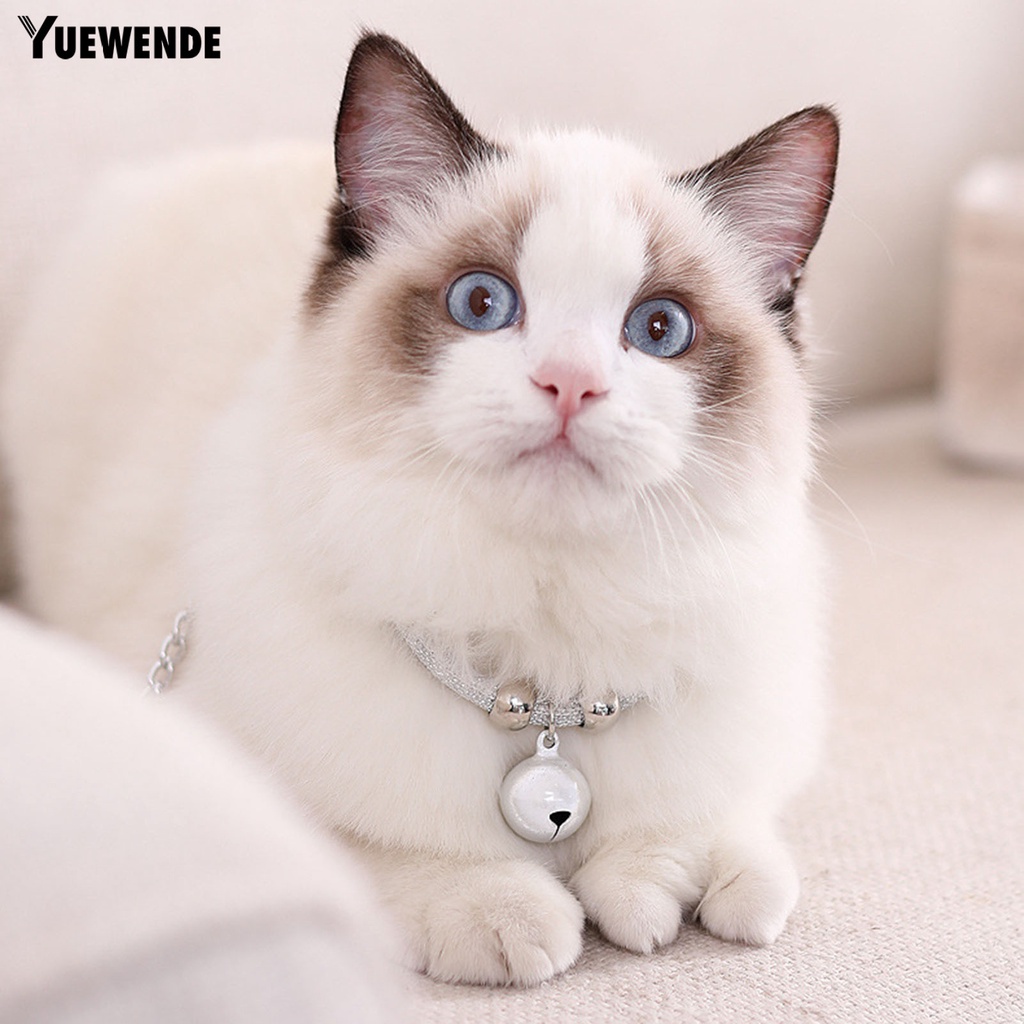 Vòng Cổ Giả Da Trang Trí Chuông Có Thể Điều Chỉnh Cho Thú Cưng