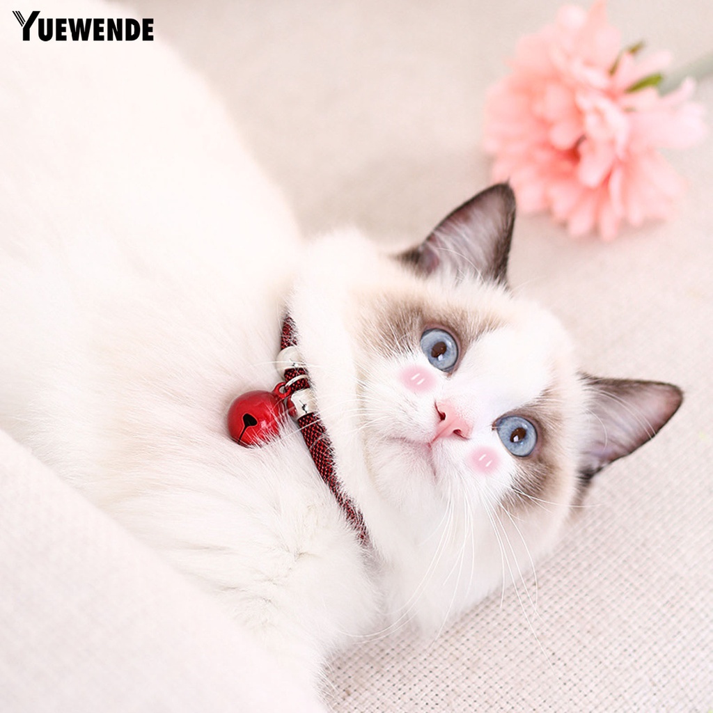 Vòng Cổ Giả Da Trang Trí Chuông Có Thể Điều Chỉnh Cho Thú Cưng