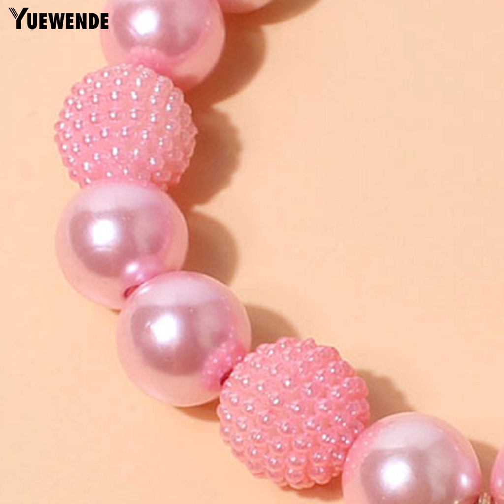 Vòng Cổ Ngọc Trai Giả Mặt Trái Tim Bằng Nhựa Resin Thời Trang Cho Cún Cưng YR.T