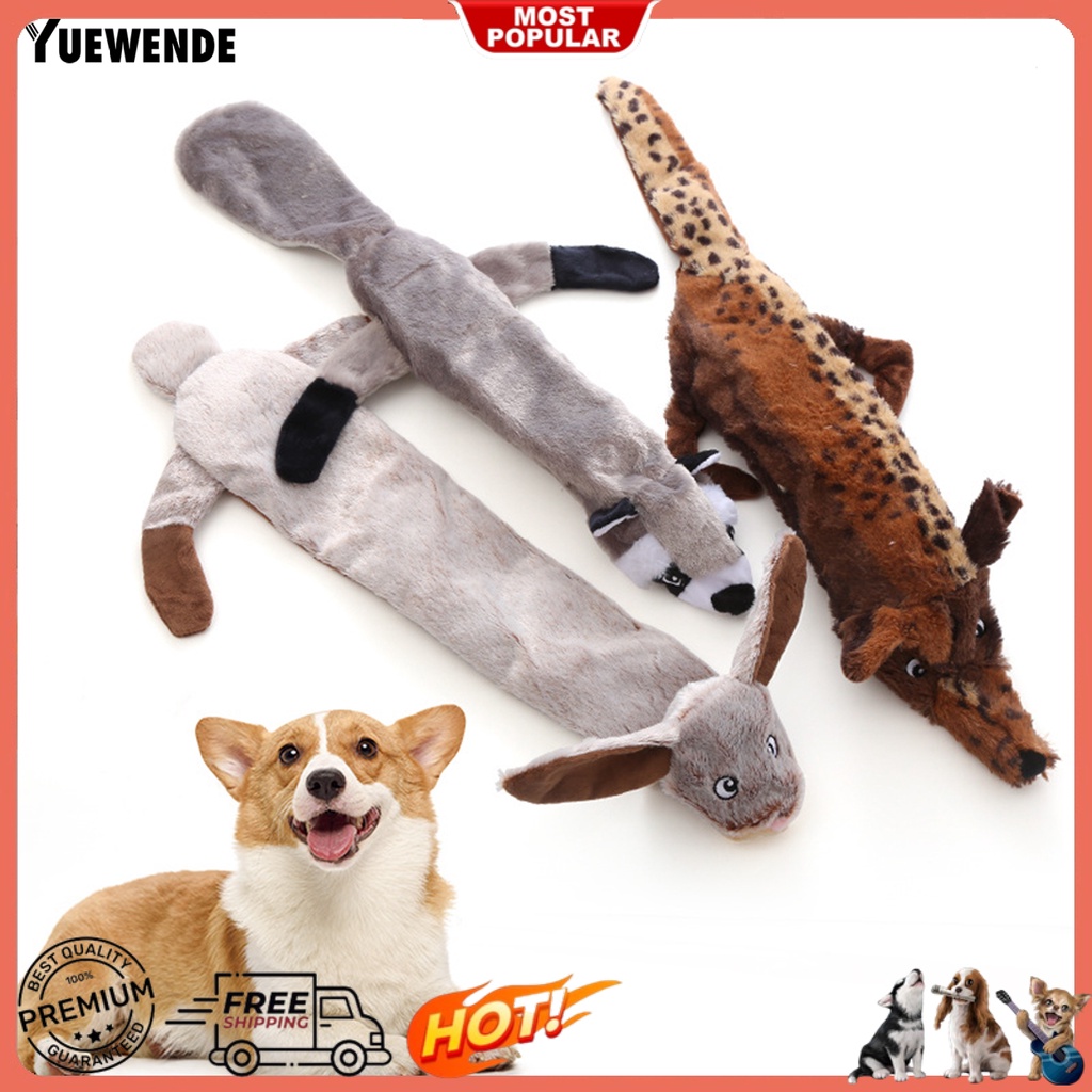 Đồ Chơi Nhồi Bông Hình Động Vật Chống Trầy Tích Hợp Âm Thanh Vui Nhộn Cho Thú Cưng