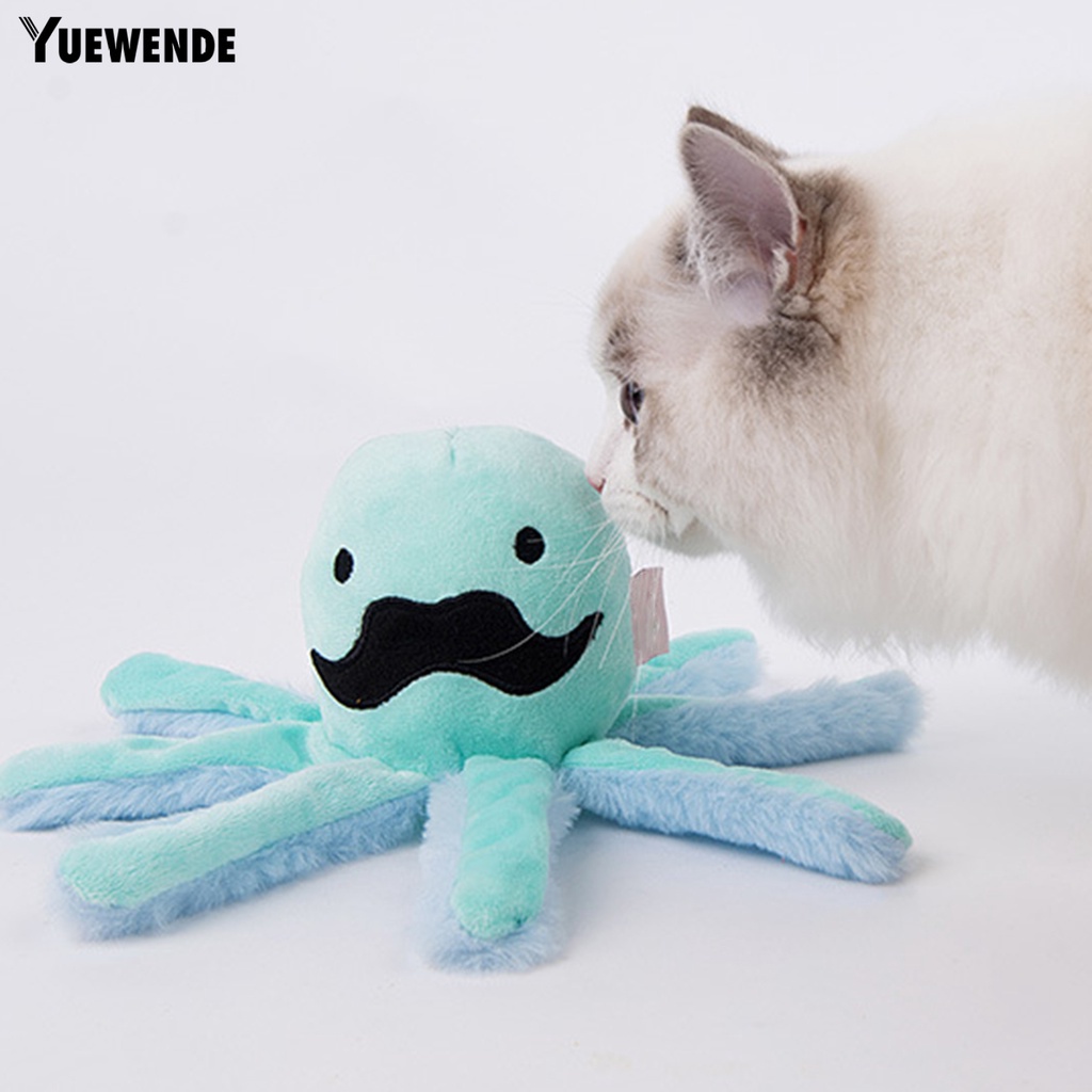 Đồ Chơi Nhồi Bông Hình Bạch Tuộc Mềm Mại Chống Cắn Giảm Căng Thẳng Dành Cho Thú Cưng