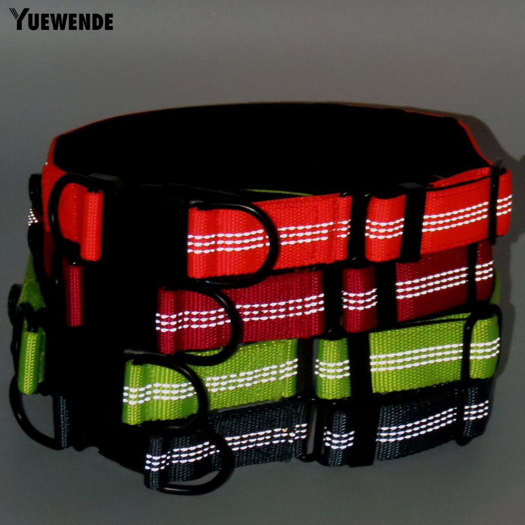 Vòng Cổ Chữ D Đôi Bằng Nilon Phản Quang Tùy Chỉnh Kích Thước Cho Thú Cưng Cỡ Vừa / Lớn