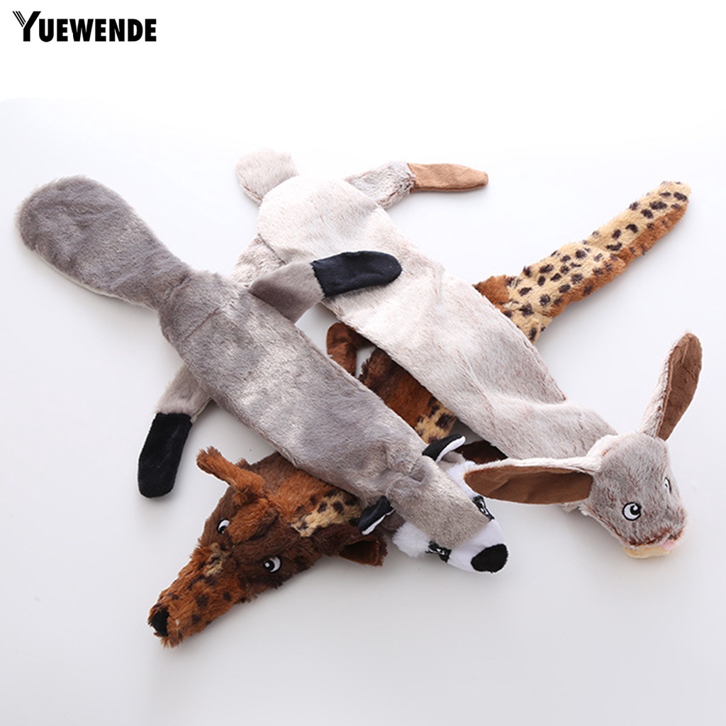 Đồ Chơi Nhồi Bông Hình Động Vật Chống Trầy Tích Hợp Âm Thanh Vui Nhộn Cho Thú Cưng