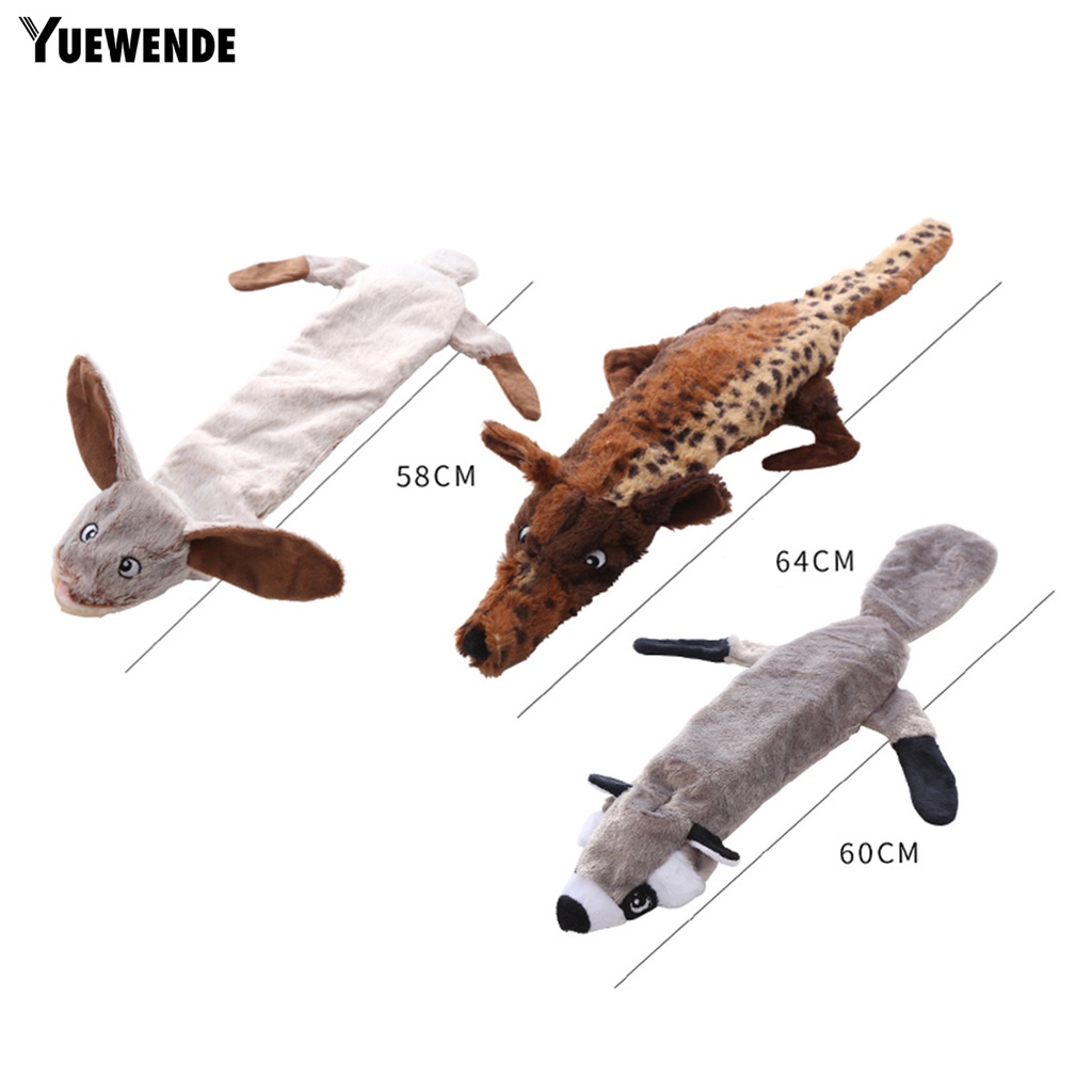 Đồ Chơi Nhồi Bông Hình Động Vật Chống Trầy Tích Hợp Âm Thanh Vui Nhộn Cho Thú Cưng